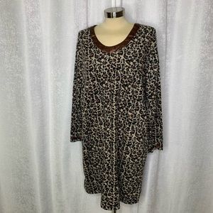 Mix & co animal print sleep gown